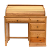 Bureau cylindre en pin