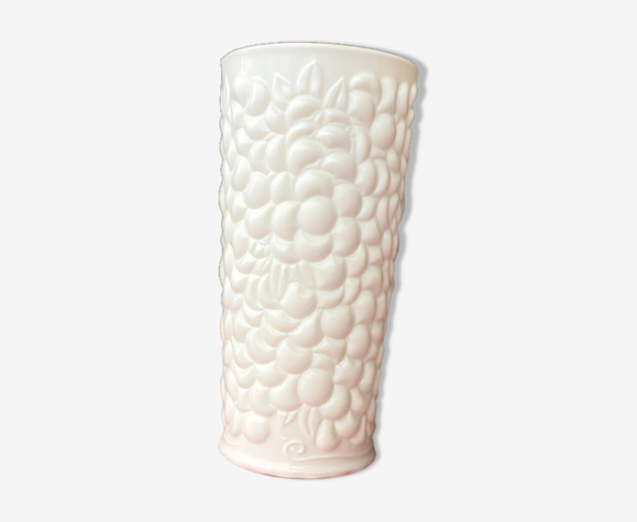Vase opaline blanc