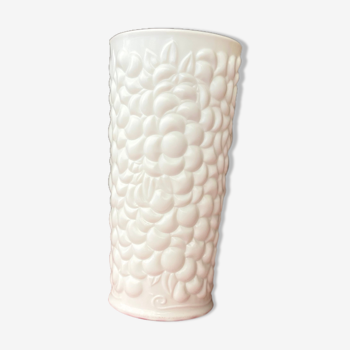 White opaline vase