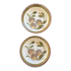 Two old deep plates gien