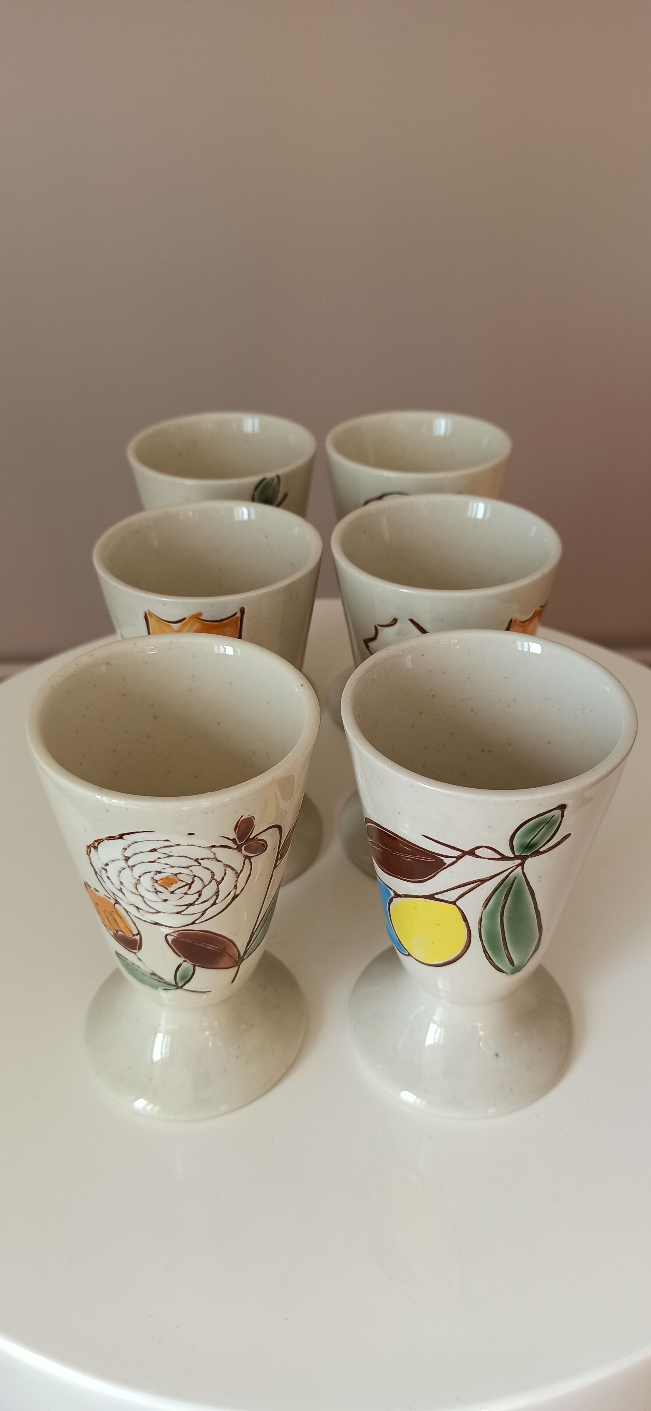 Mazagrans en grès vintage