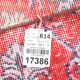 2x8 red classic vintage runner rug, 245x73cm