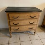 Raw oak chest of drawers