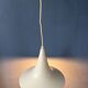 Suspension Space Age white Mid-Century witch hat shaped