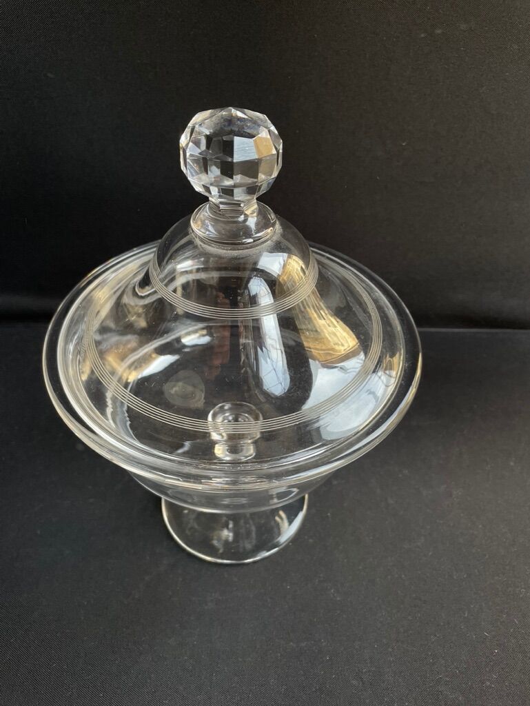 Compotier baccarat engraving nets