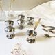 Service coquetiers en inox par Guy Degrenne