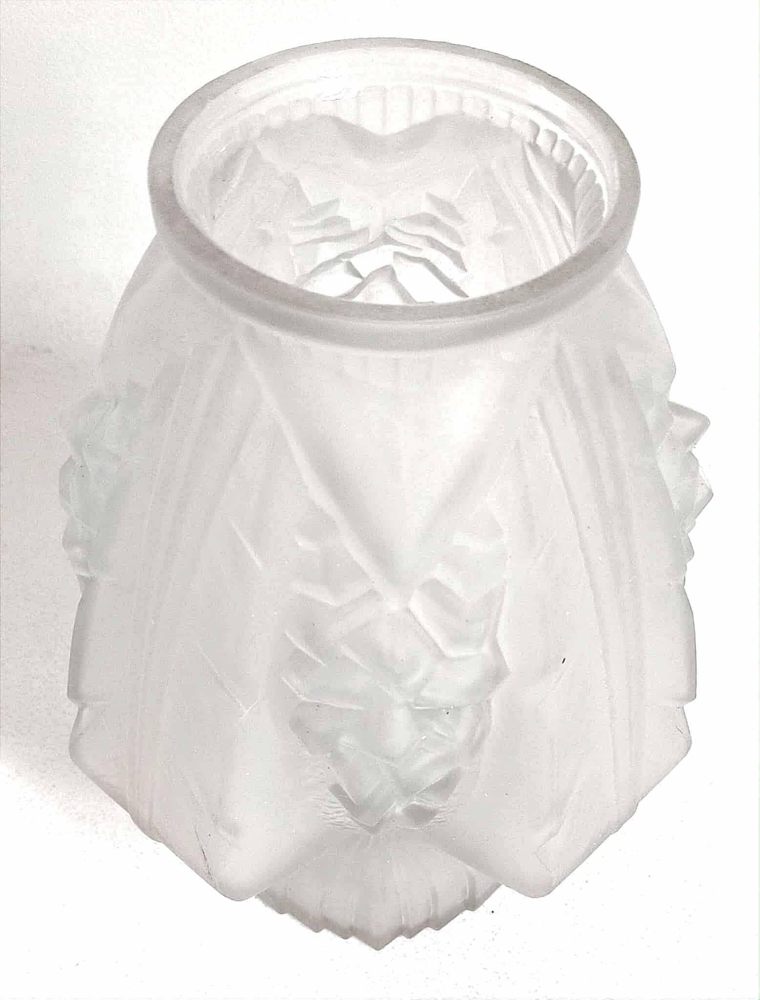 Art vase signed Muller, Height 20 cm