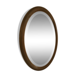 Former beveled oval mirror 74x55cm