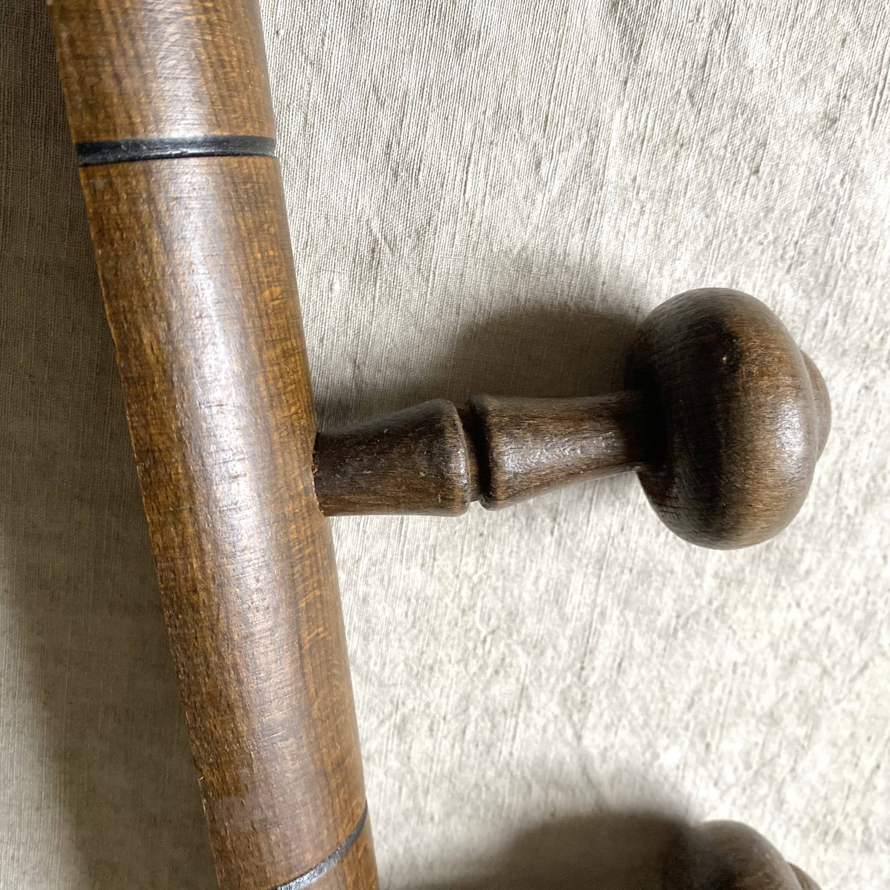 Vintage wall coat rack