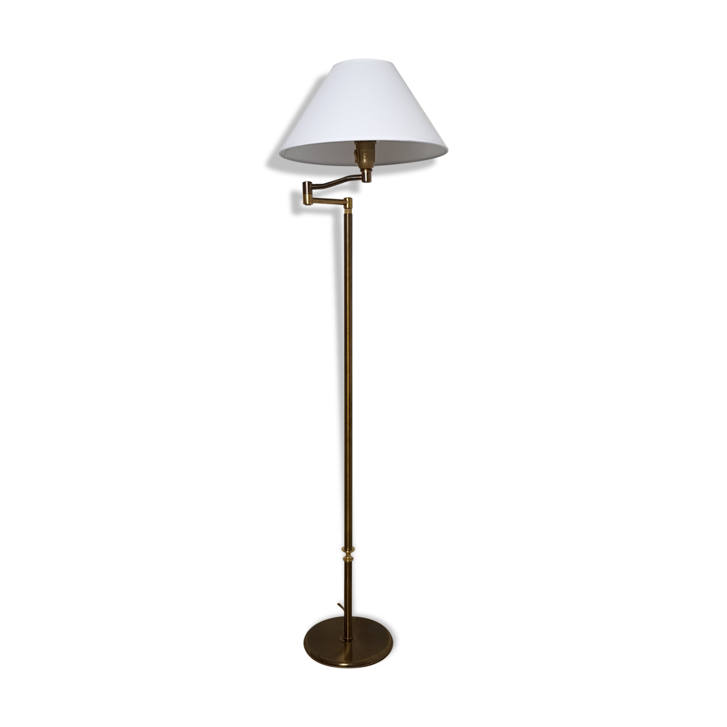 Vintage brass reading light