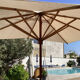Parasol structure in exotic wood