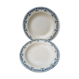 2 hollow plates Terre de Fer