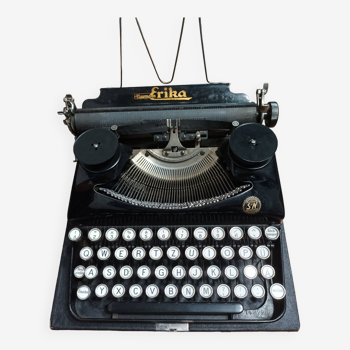Machine à écrire Erika Typeriez model 5 Seidel & Naumann  des années1930