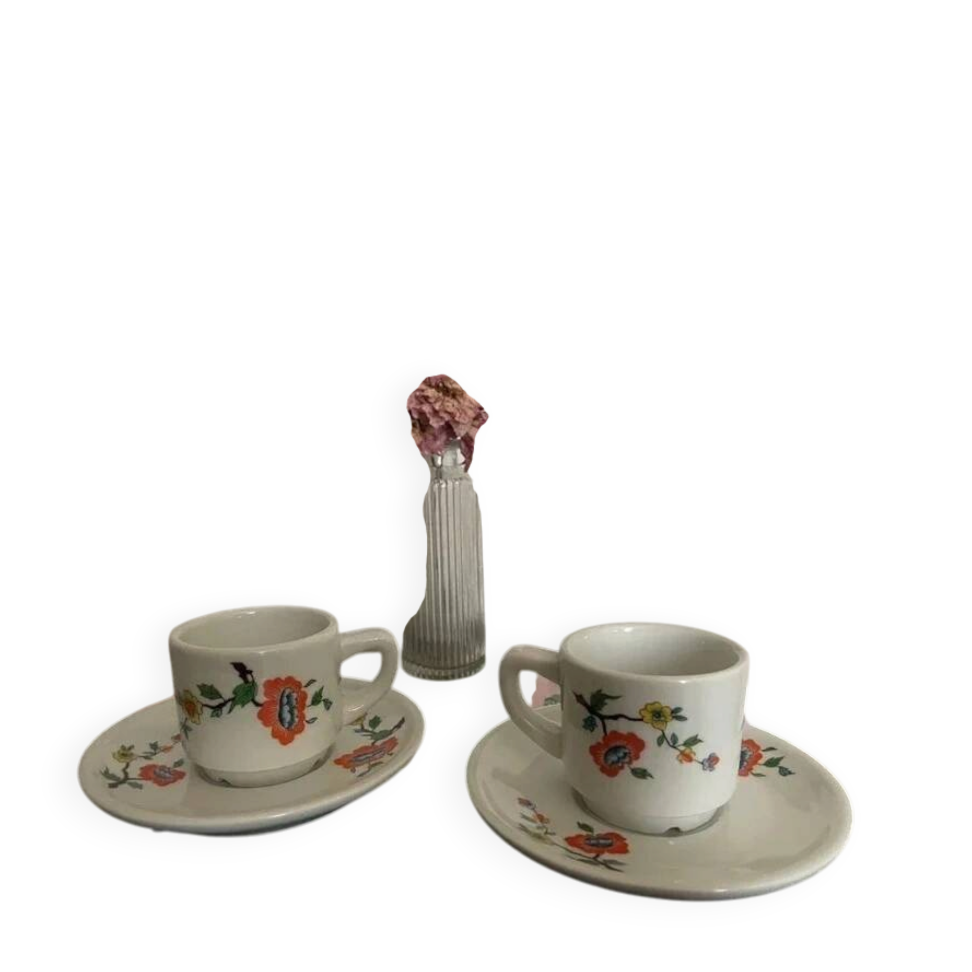 Tasses et sous tasses porcelaine