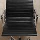 Charles & Ray Eames EA117 Office Chair in Black Leather and Chrome, Vitra