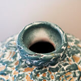 Ball vase in glazed stoneware La Charentaise