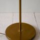Vintage Scandinavian Brass and Fabric Floor Lamp