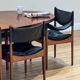 Extendable dining room table and chairs (by Kristian Solmer Vedel)