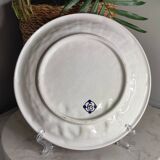 Barbotine dessert plate