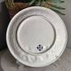 Barbotine dessert plate