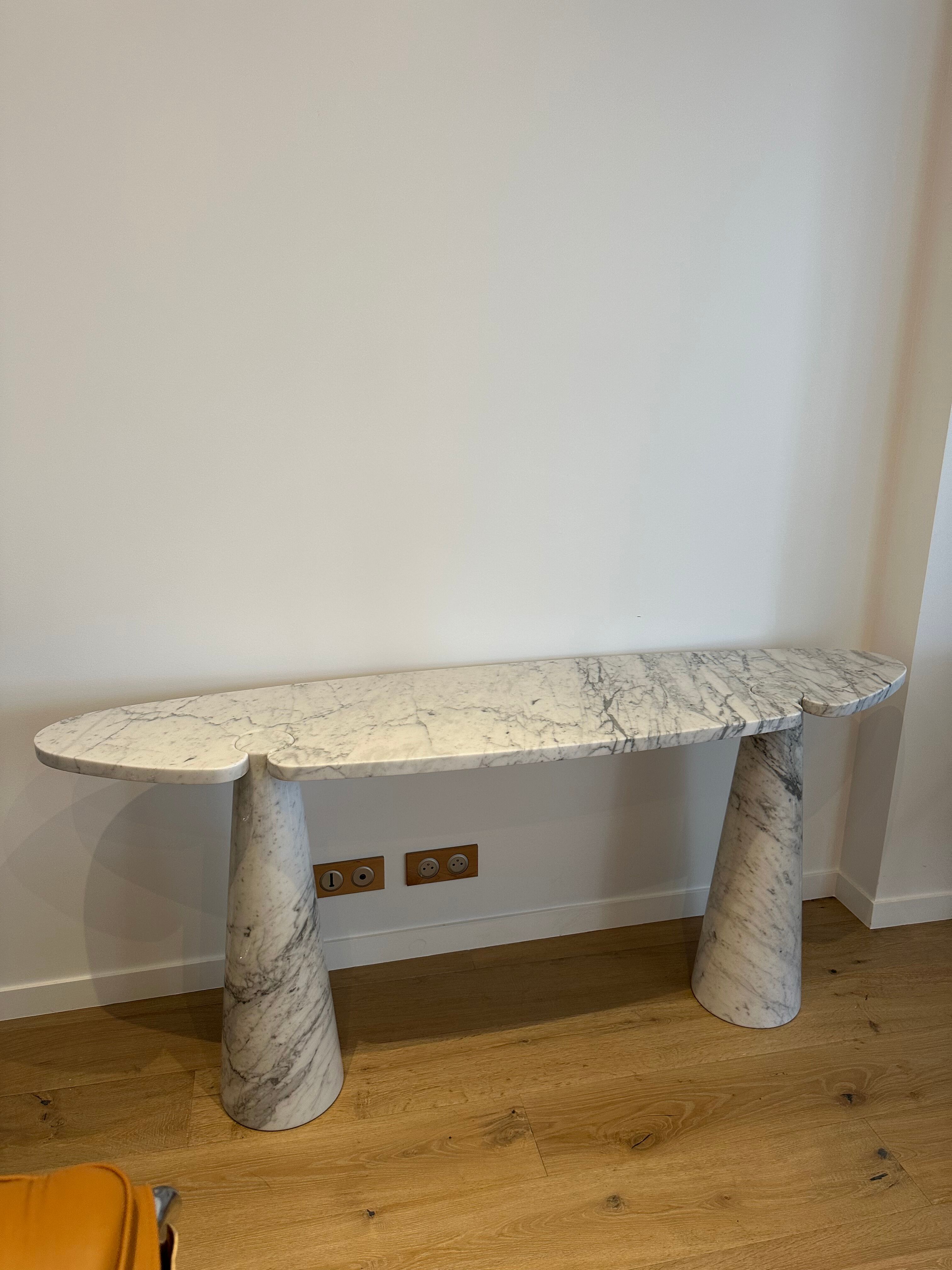 Large “Eros” console by Angelo Mangiarotti, circa 1970, Italy