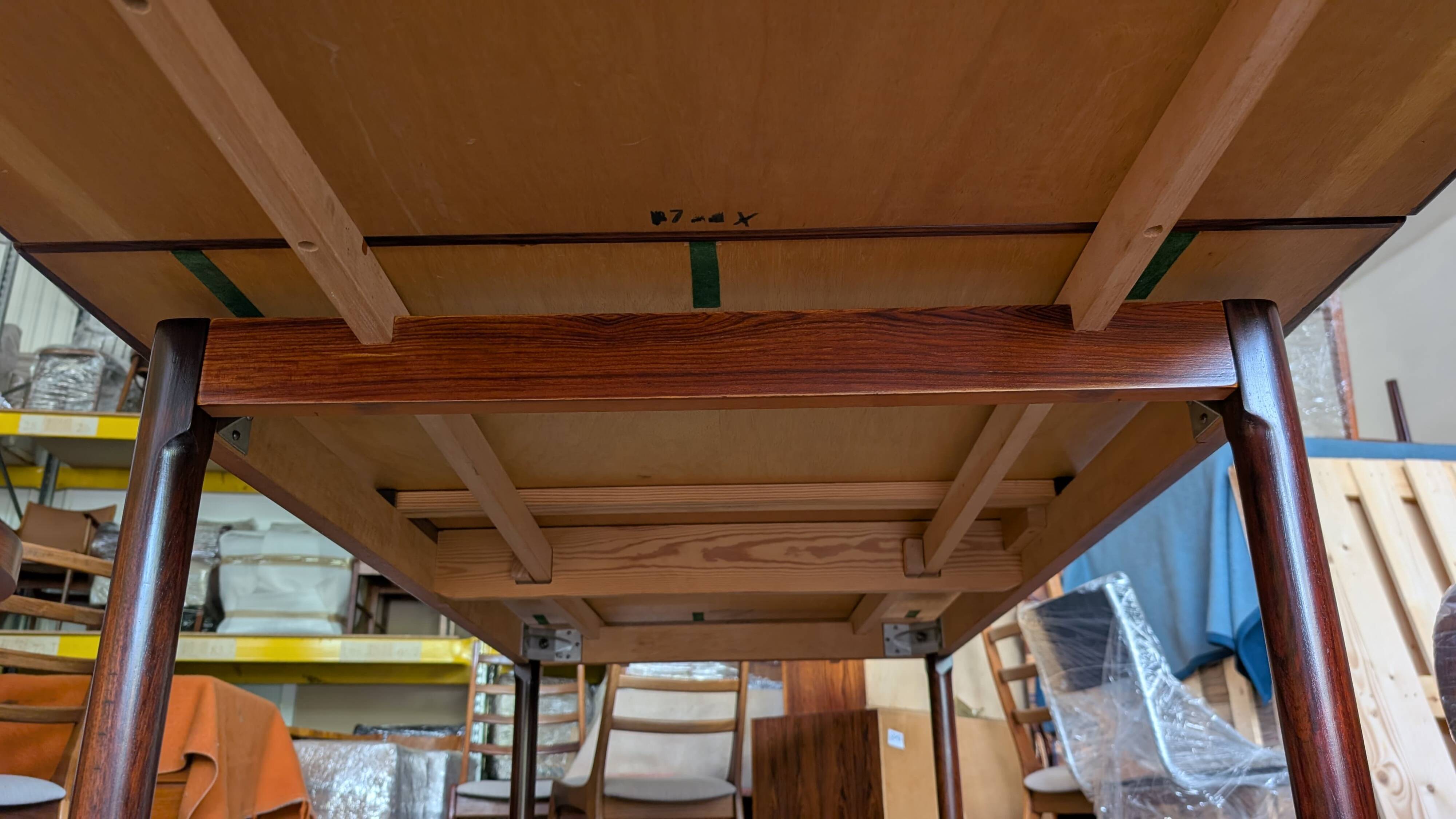 Rosewood table, Denmark, 1960s