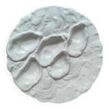 Oyster plate 19th century porcelain Haviland & Co Limoges France