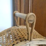 Rattan bottle holder