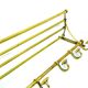Vintage brass coat rack