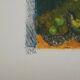 Guy Bardone: Window with Fruits, signed original lithograph.