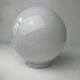 Old round pendant light 18 cm in vintage opaline