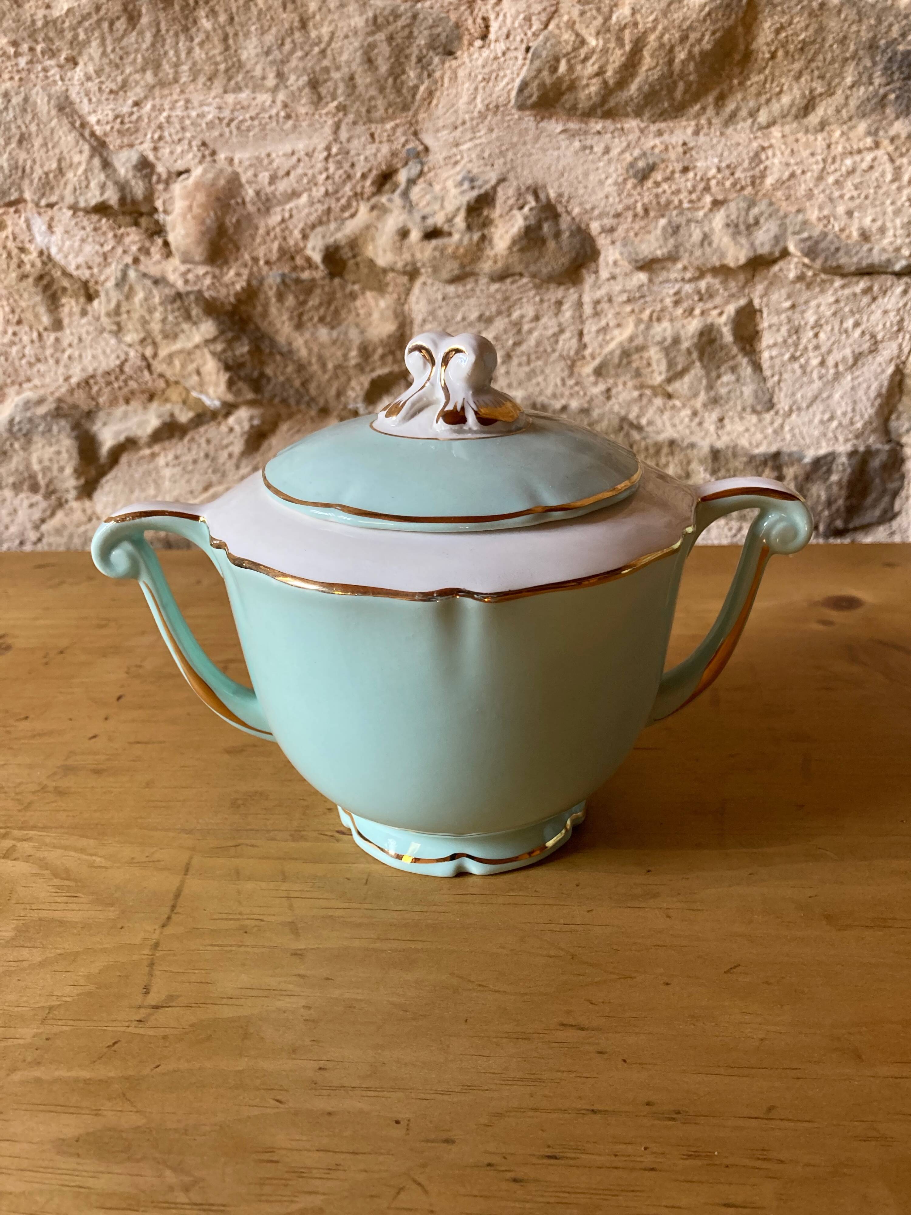 Coffee service - Céranord, Saint-Amand, Trianon model, 1970s