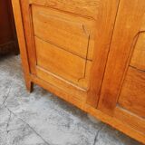 Ancient parisian oak library