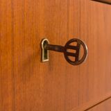 Danish teak secretire with hidden vanity attr. to Poul Volther, 1960s