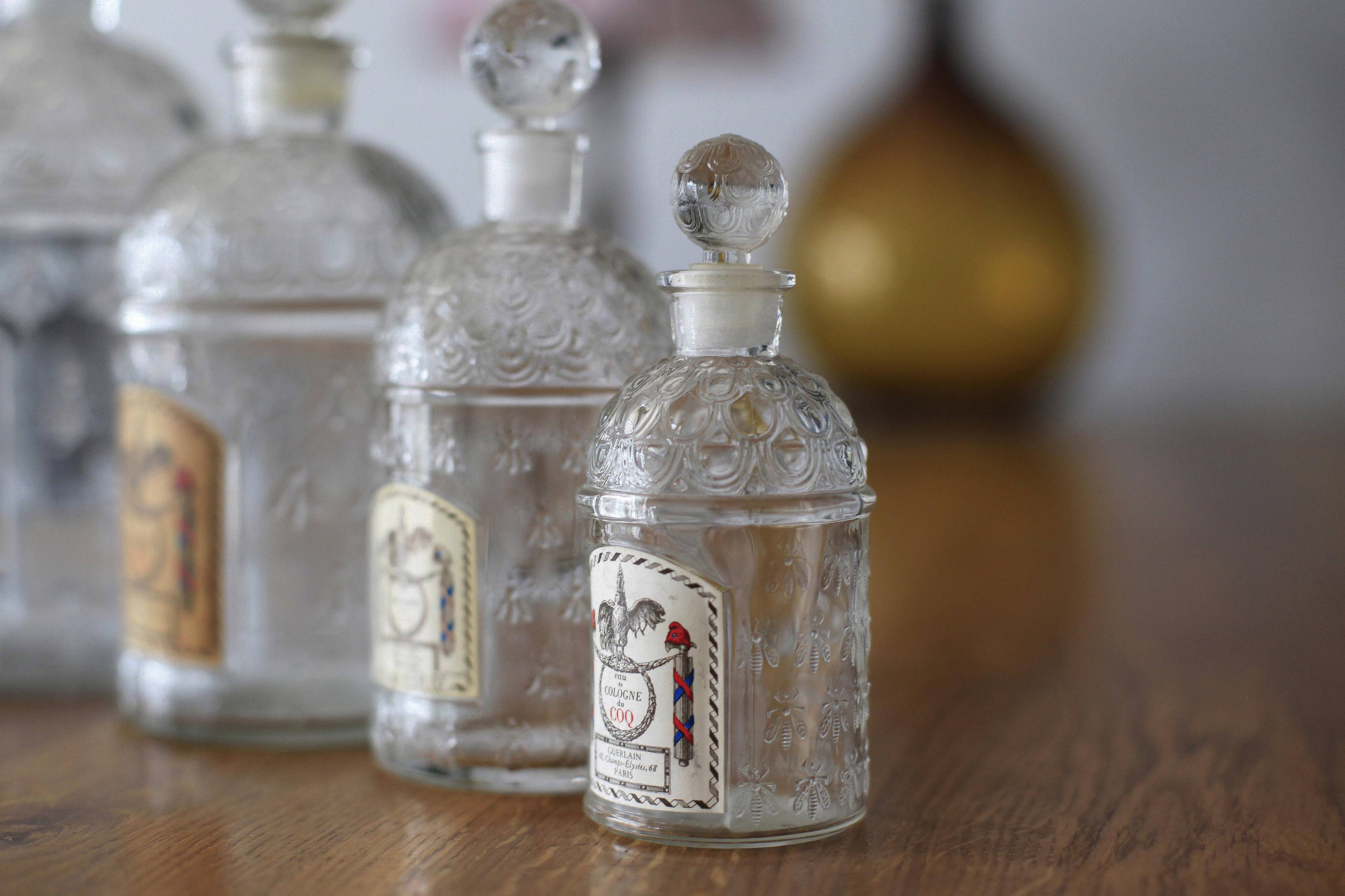 Old bee bottles Guerlain