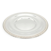 Plat de service rond en métal argenté – Orfèvrerie de France