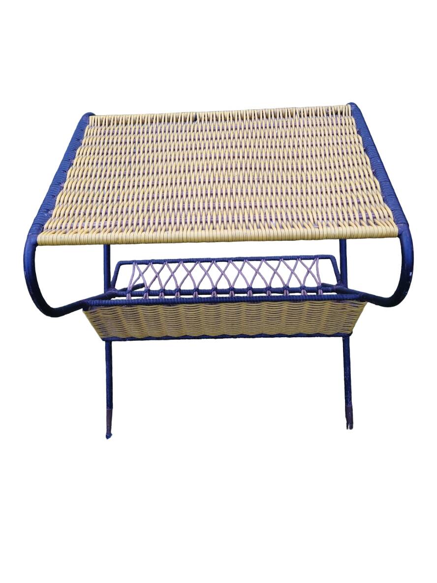side table magazine rack 1950/1970