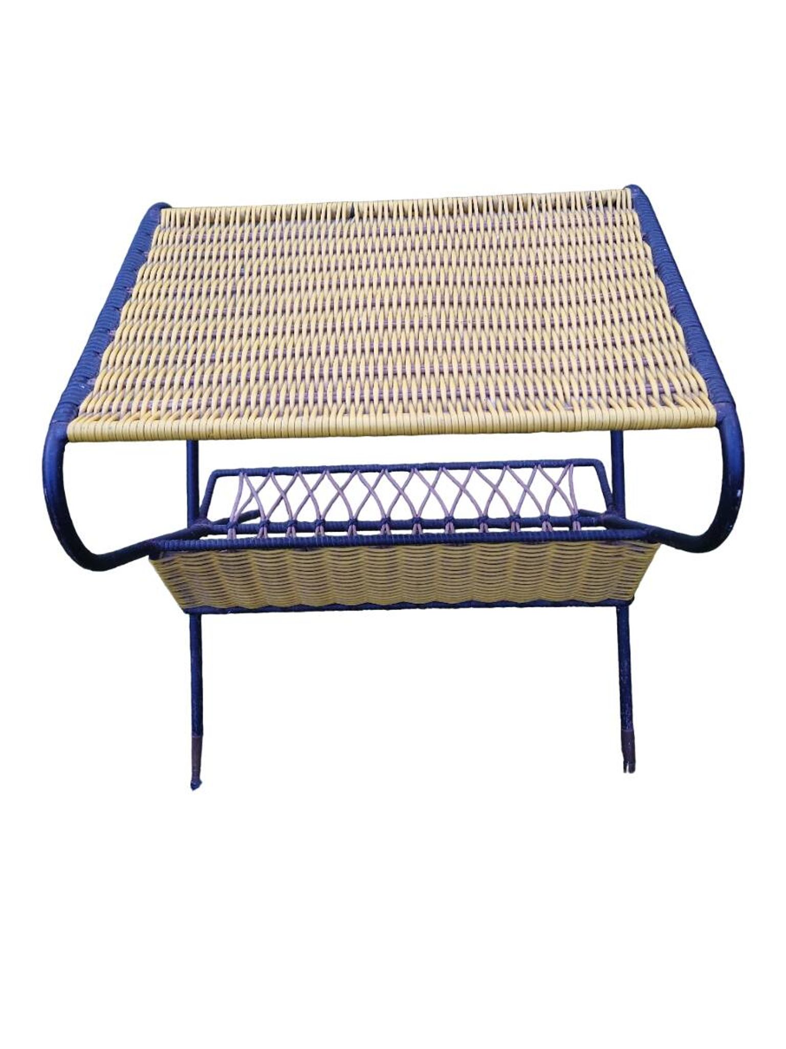 side table magazine rack 1950/1970