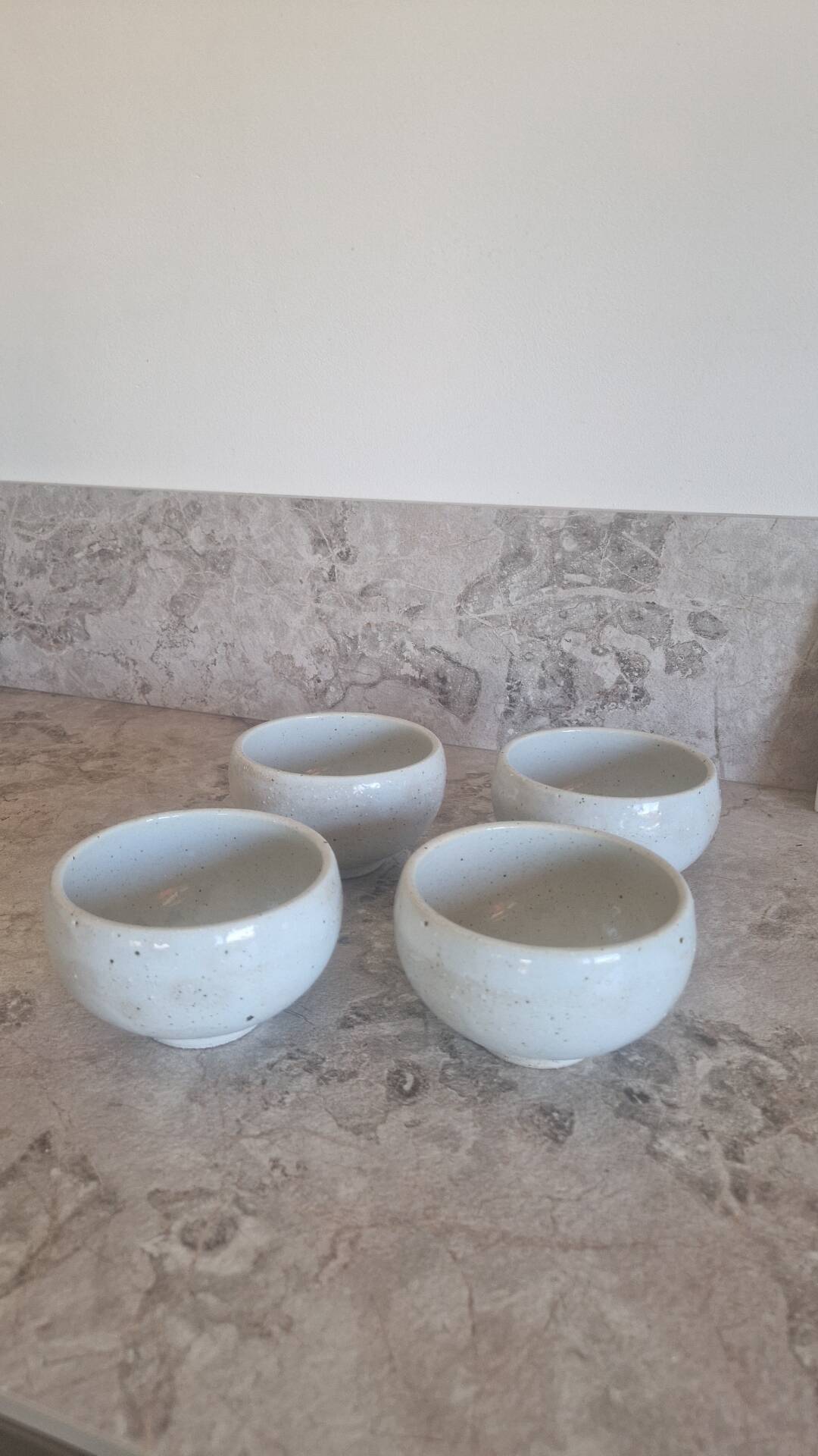 4 stoneware bowls house doctor