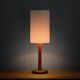 Scandinavian Modern Large Table or Floor Lamp solid Teak for Dyrlund, 1970s