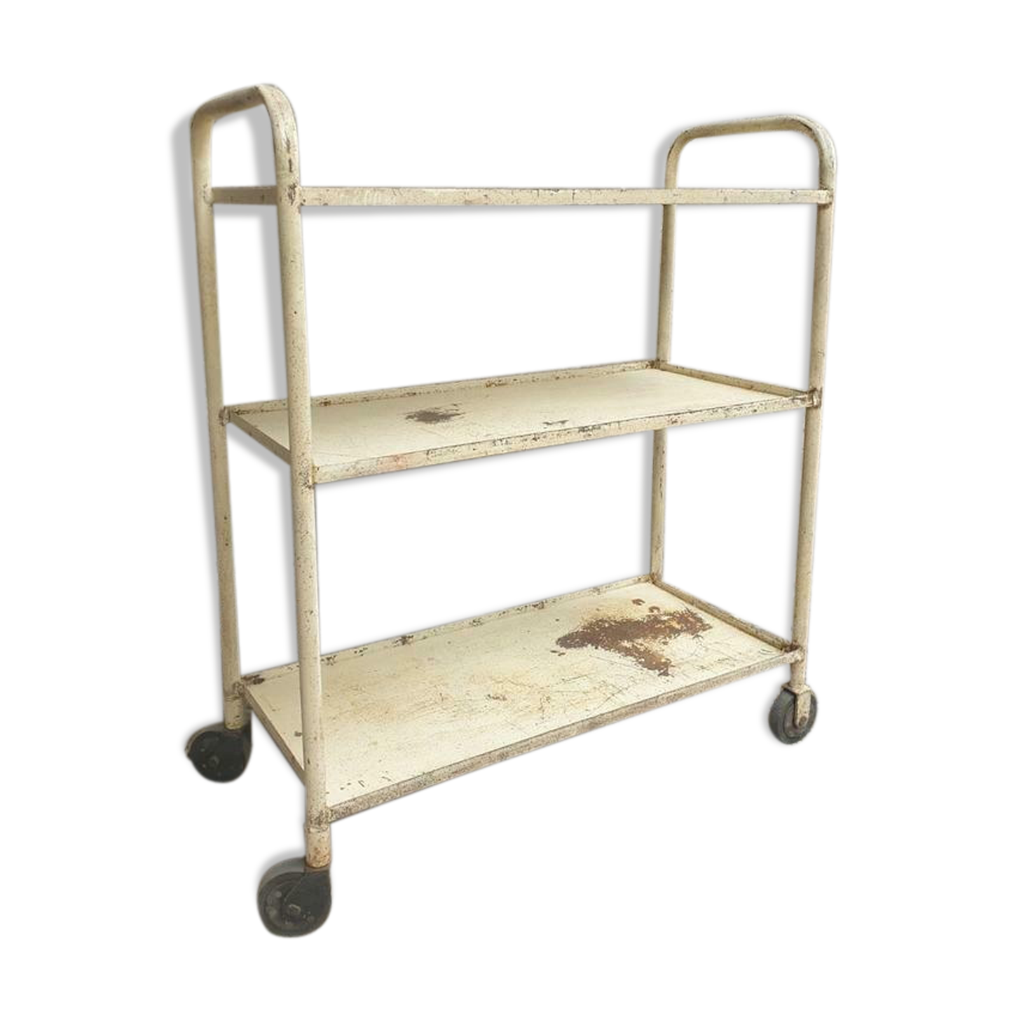 Industrial shelving trolley