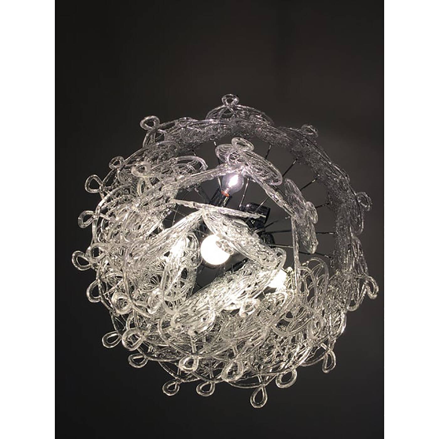 Modern Murano Glass "Ragnatela" Italian Chandelier