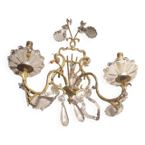 1 Applique prisme de cristal  2 feux