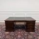 Large classic English Chesterfield partner desk