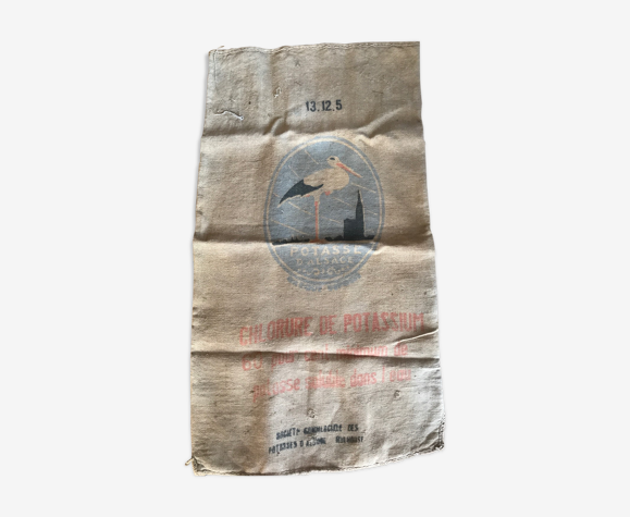 Sac en jute potasse d Alsace
