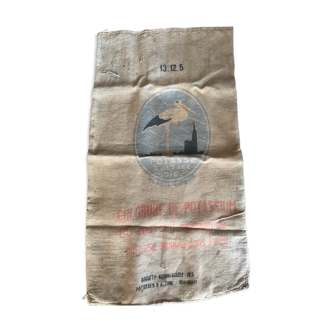 Potash jute bag from Alsace