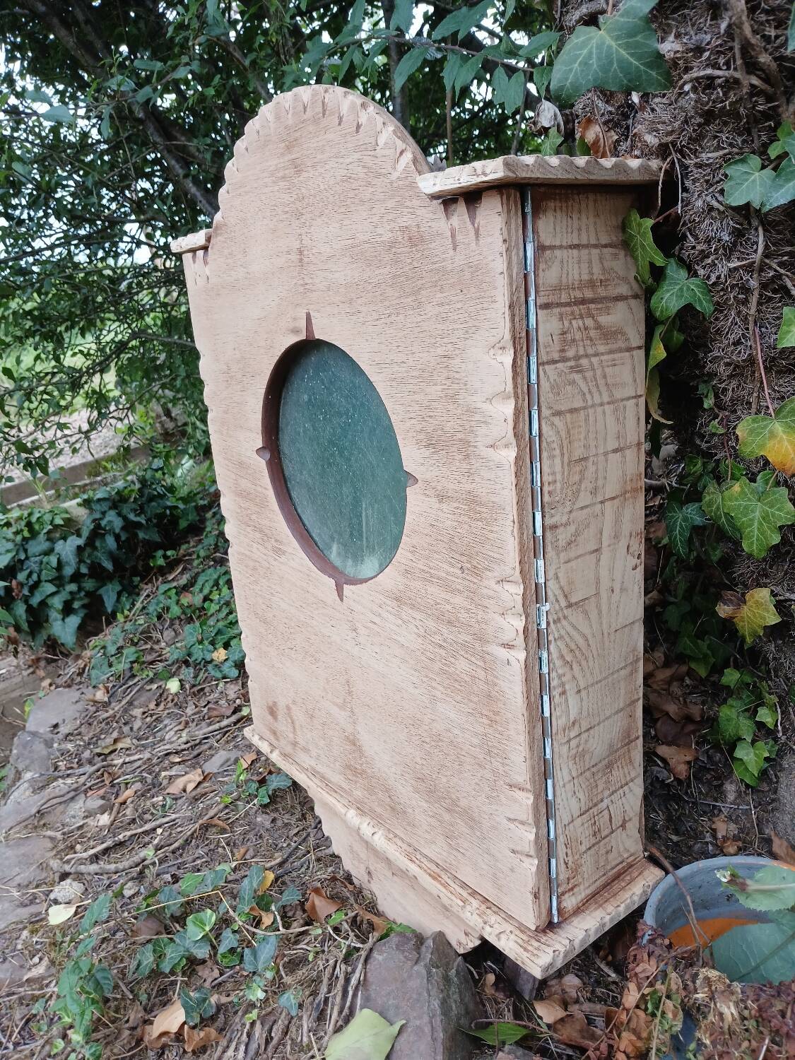 Old wooden wall cupboard