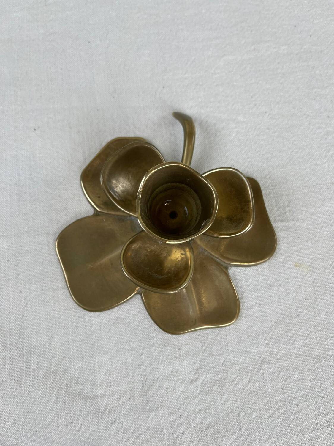 Four-leaf clover candlestick
