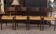 4 beautiful Scandinavian wood and straw chairs