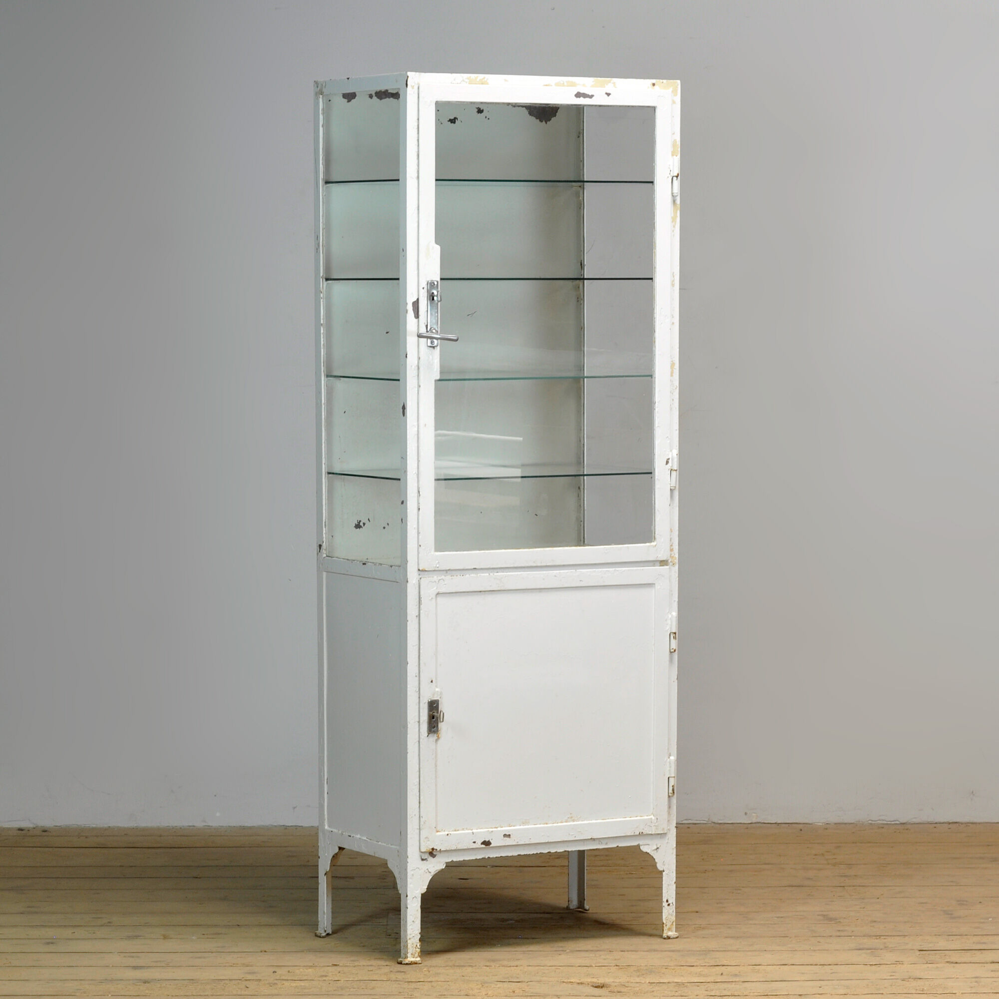 Iron medical cabinet, 1930s
